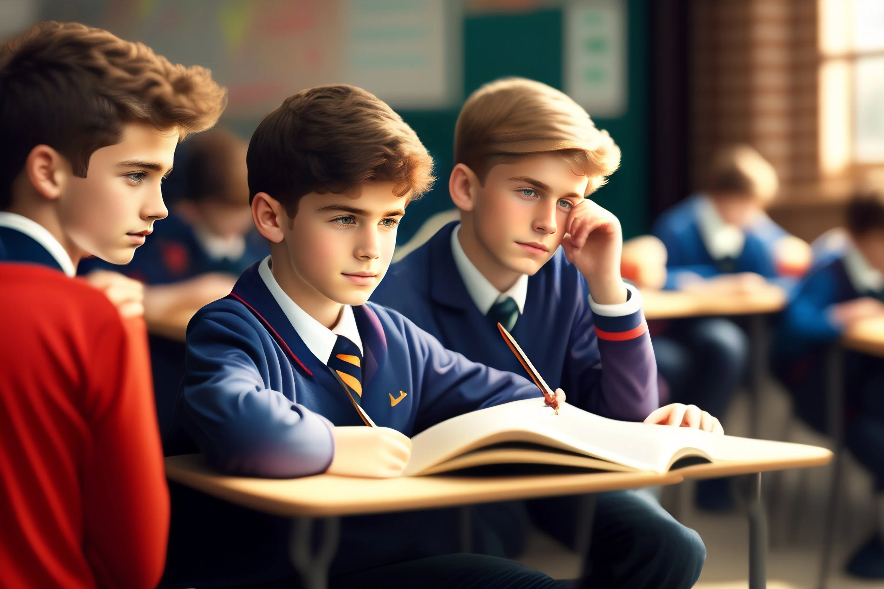 photo d'un etudiant anglais